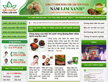 Tablet Screenshot of namlimxanh.com